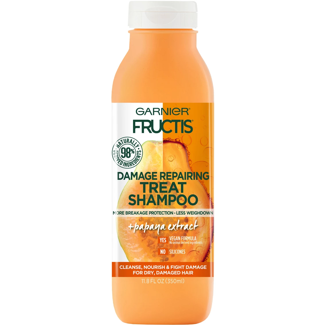 Deals β Garnier Fructis Papaya Damage Repairing Treat Shampoo For Dry Damaged Hair π