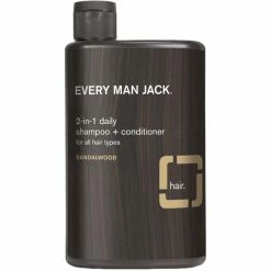 Best deal 😍 Every Man Jack 2 In 1 🩴 Sandalwood Shampoo 13.5 Oz. ❤️