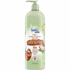 Buy 👏 Suave Kids' 100% Natural Shea Butter 3-in-1 Shampoo Conditioner & Body Wash 20 Oz. ⭐