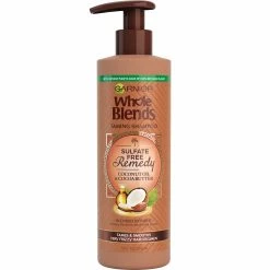 Best Pirce 😍 Garnier Whole Blends Sulfate Free Remedy Coconut Oil Shampoo For Very Frizzy Hair 😀