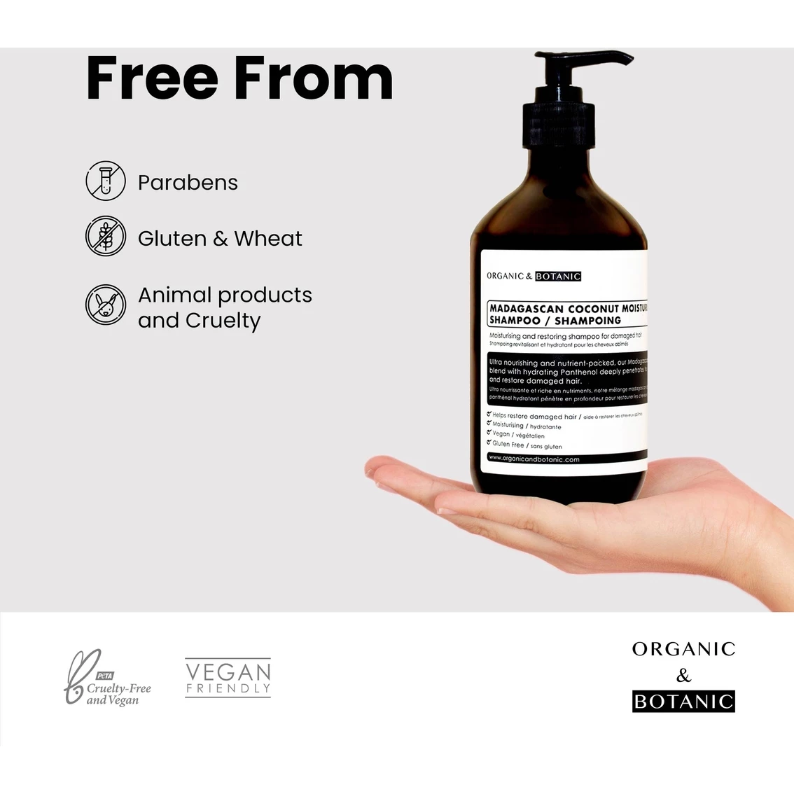 Cheapest π Dr Botanicals Madagascan Coconut Moisturizing Shampoo 16.9 Oz. 𧨠- Image 3