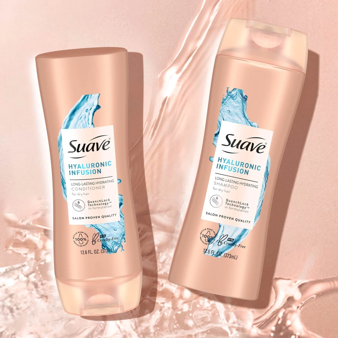 Cheap π Suave Professionals Moisturizing Hyaluronic Acid Shampoo 12.6 Oz. β€οΈ - Image 3