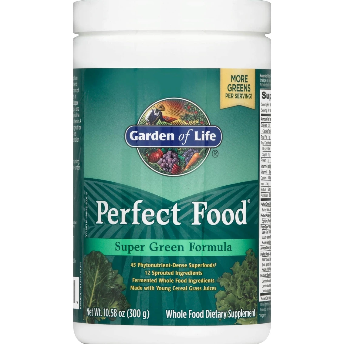 Coupon π Garden Of Life Perfect Food Super Green Formula Supplement 300g Powder π₯°