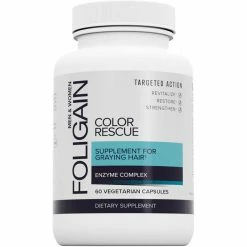 Cheapest 🔥 Foligain Color Rescue Supplement For Graying Hair 😍