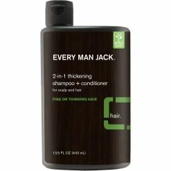 New 🥰 Every Man Jack 2 In 1 Daily Thickening Tea Tree Shampoo Plus Conditioner 13.5 Oz. 👏