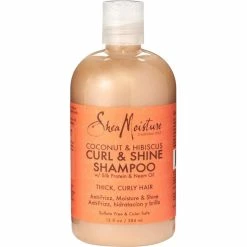 Cheap 🔔 SheaMoisture Coconut And Hibiscus Curl And Shine Shampoo 13 Oz. 🎉